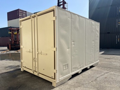 １２F中古スーパーUR真空断熱コンテナ　クリーム塗装3