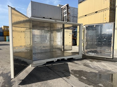 １２F中古スーパーUR真空断熱コンテナ　クリーム塗装5